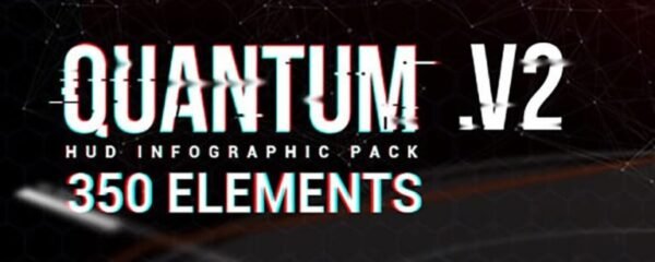 Quantum HUD Infographic v2 for After Effects