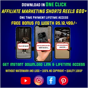 AFFILIATE MARKETING SHORTS REELS 200+